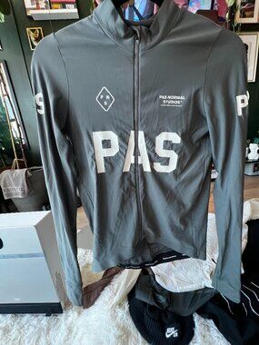 Share Pas Normal Mens PAS Mechanism Thermal Long Sleeve Jersey Size Medium